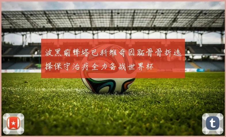 波黑前锋塔巴科维奇因跖骨骨折选择保守治疗全力备战世界杯